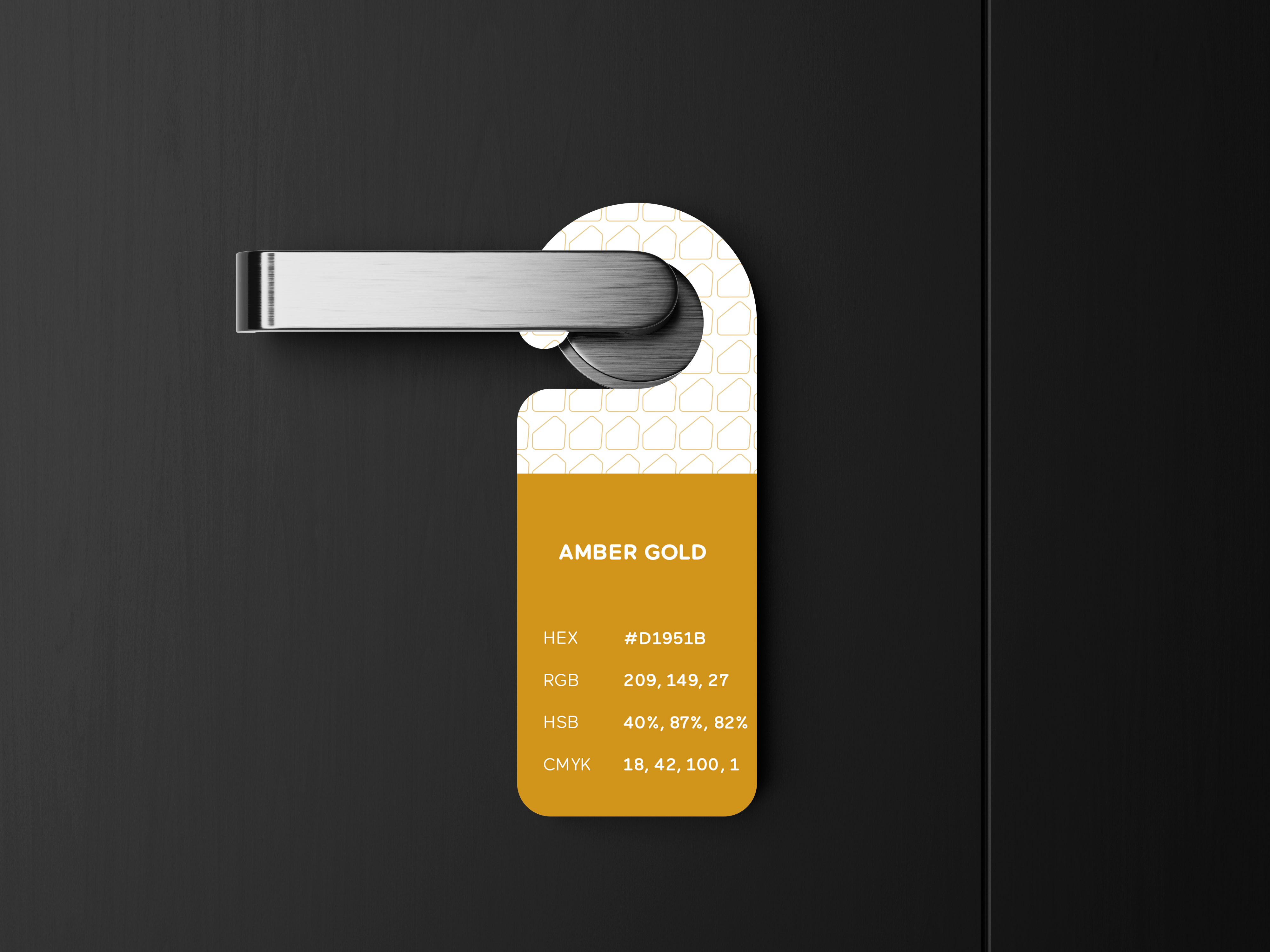 STAY door hanger